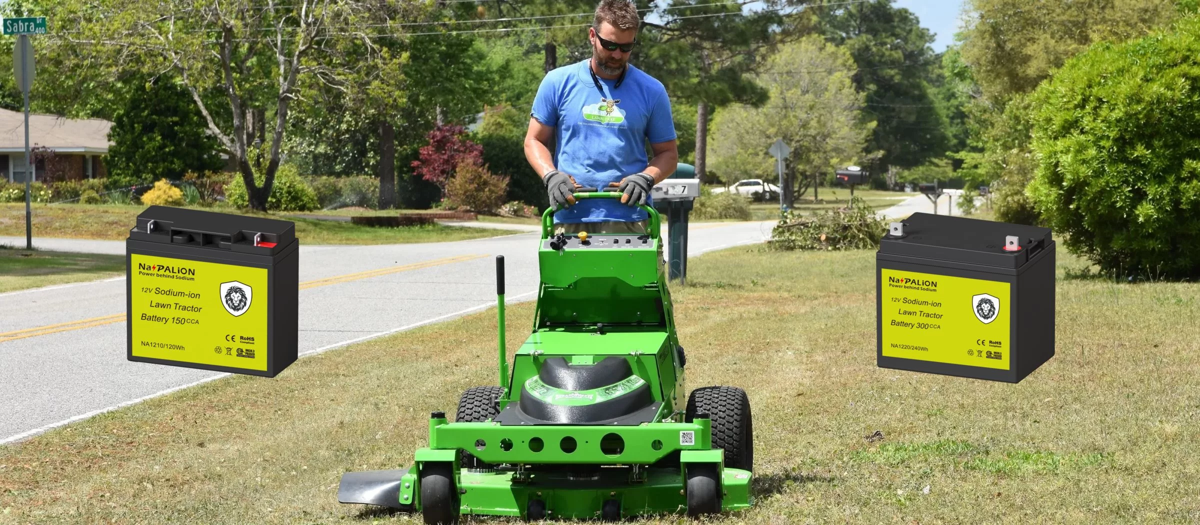 Lawn tractor battery 150CCA, lawn tractor battery 300CCA.webp